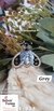 Enchanted Elegance Beetle Patch - Grey