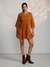 Mustard Violeta Short Dress