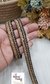 Golden Zari Glimmer Black Bases Designer Trims
