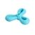 Ezra Play Triangle Dart - Blue Rubber Toy