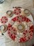 Red Flower Tea-light Candle Rangoli Set With Decorations