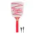 Rechargeable Premium Large Head Mosquito Swatter Racket | Unbreakable | Warranty (EN-19MS | Red)
