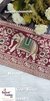 Maroon Banarasi Elephant Motif Lace