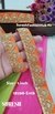 Orange Sequin, Thread & Dori Embroidery Lace – 18298-Emb