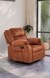 Ease Rocker Single Seater Fabric Recliner - Marble Brown