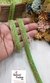 Golden Zari Glimmer Parrot Green Bases Designer Trims