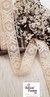 Thread Embroidered Flower & Leaves Peach Color Trim
