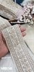 Light Beige Floral Zari Embroidery Lace