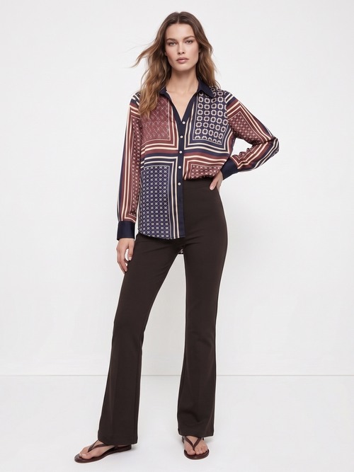 Mia Dark Brown Trouser