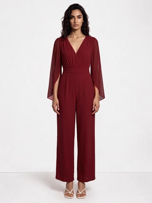 Florence Red Jumpsuit