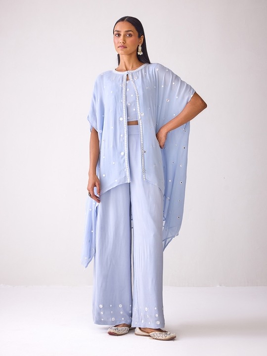 Mirror Embroidered Top