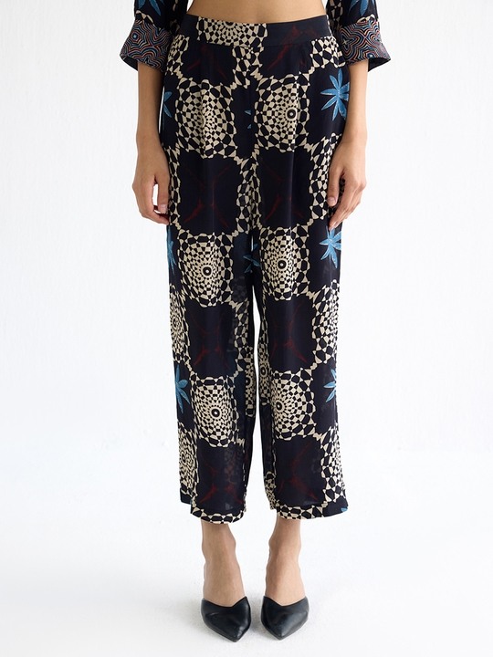 Ajrakh Printed Straight Trouser