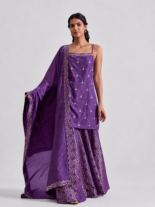 Inayat Purple Drape