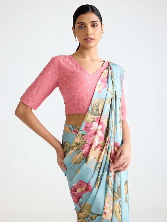 Pink Embroidered Top