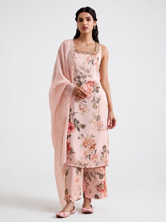 Pink Organza Drape