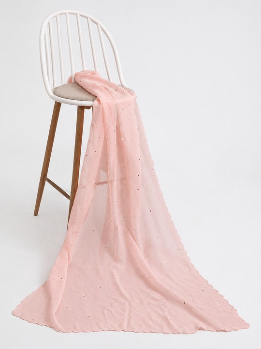 Pink Organza Drape