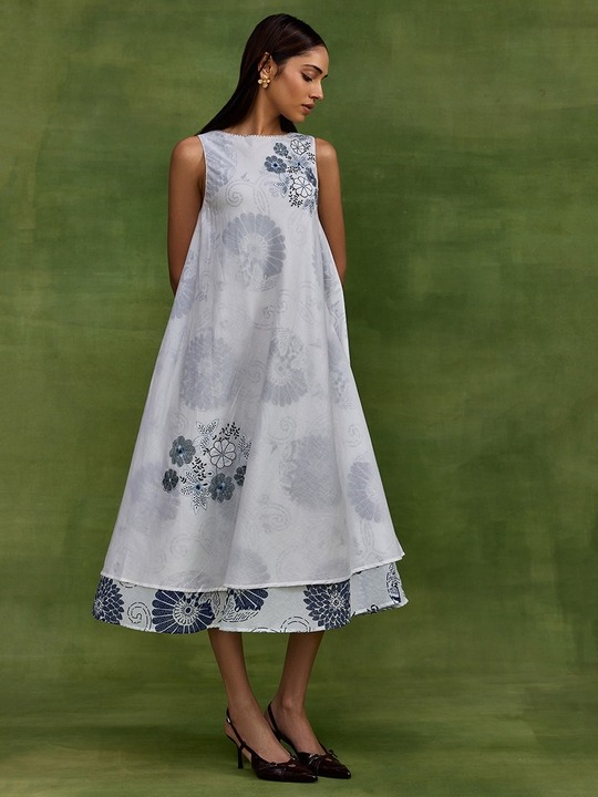 MOSAIC Flared Dress