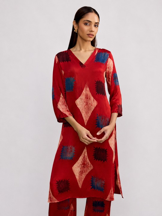AJRAKH Printed Kurta