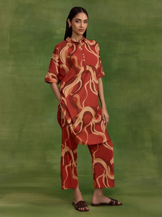 Mosaic Printed Trouser