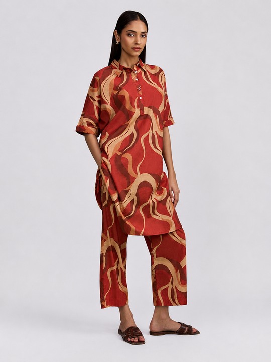 Mosaic Printed Trouser