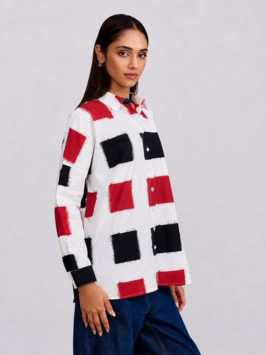 White Anti Fit Shirt