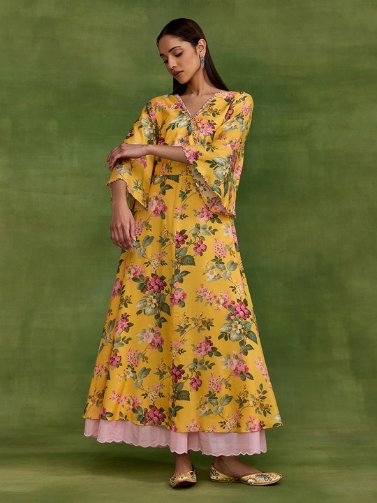 Gulabo Flared Printed Dress