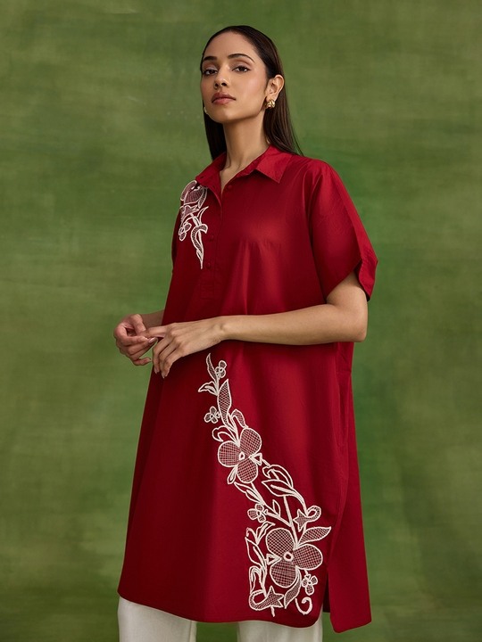 Red Shirt Dress