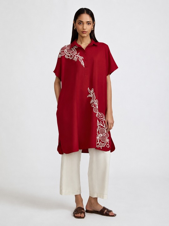 Red Shirt Dress
