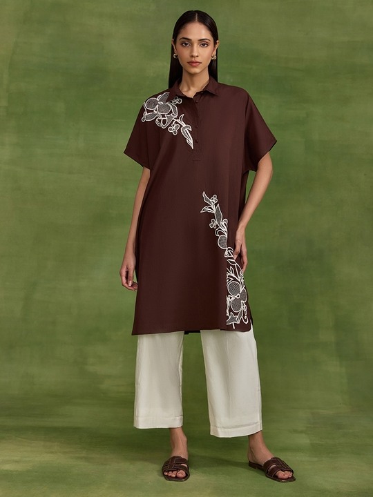 Brown Shirt Dress