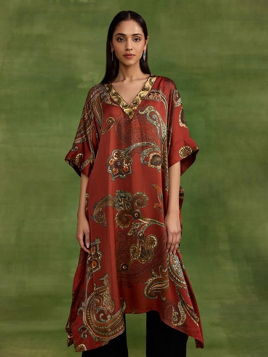Ambi Paisley Kaftan