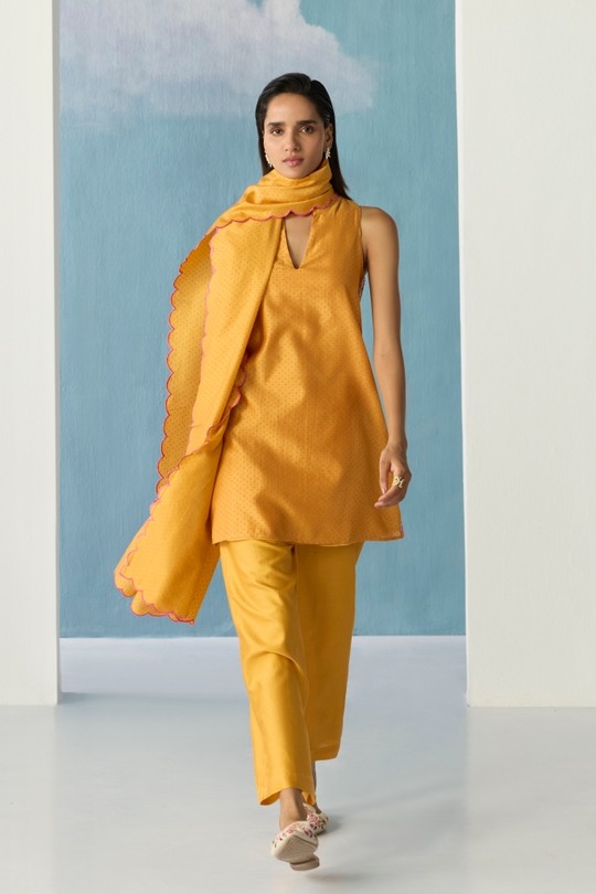Mustard Gold Rosa Top