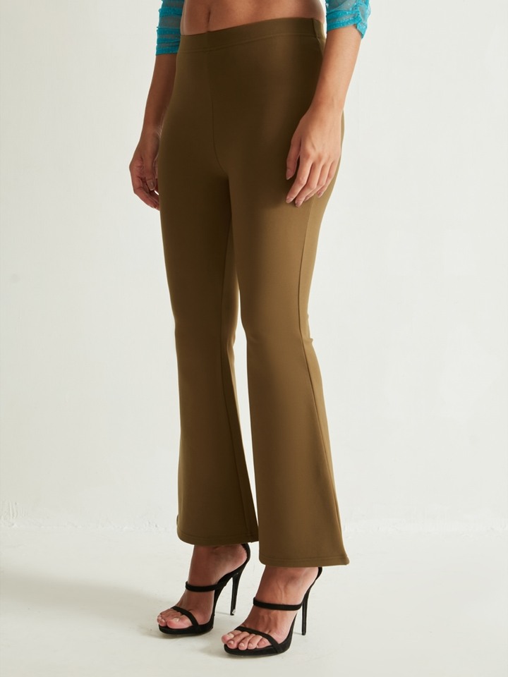 Olive Flared Trouser