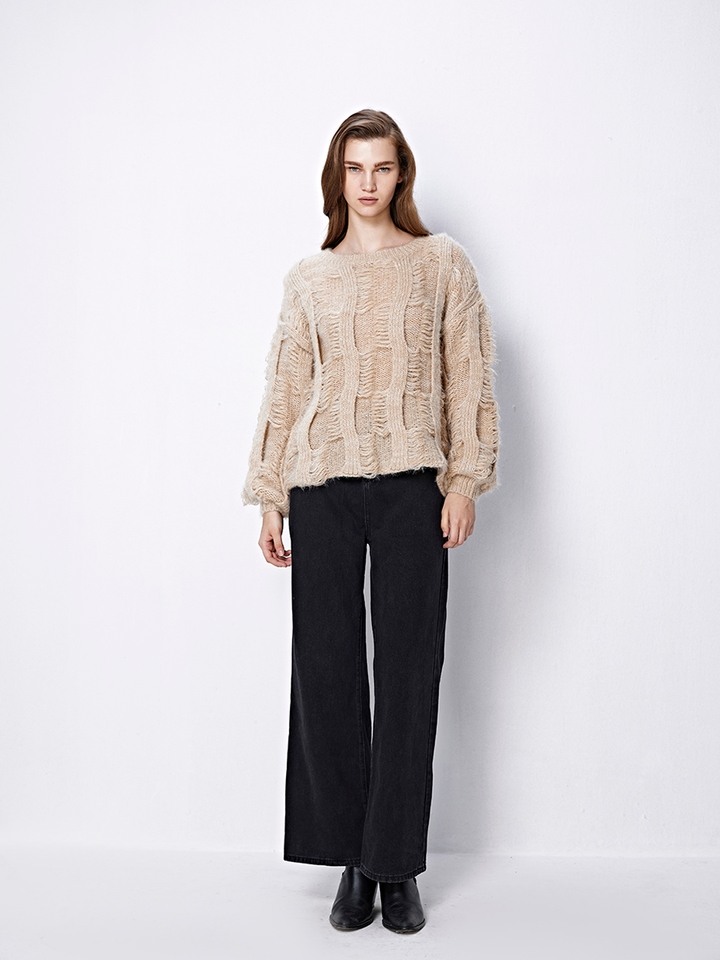 Belle Beige Sweater