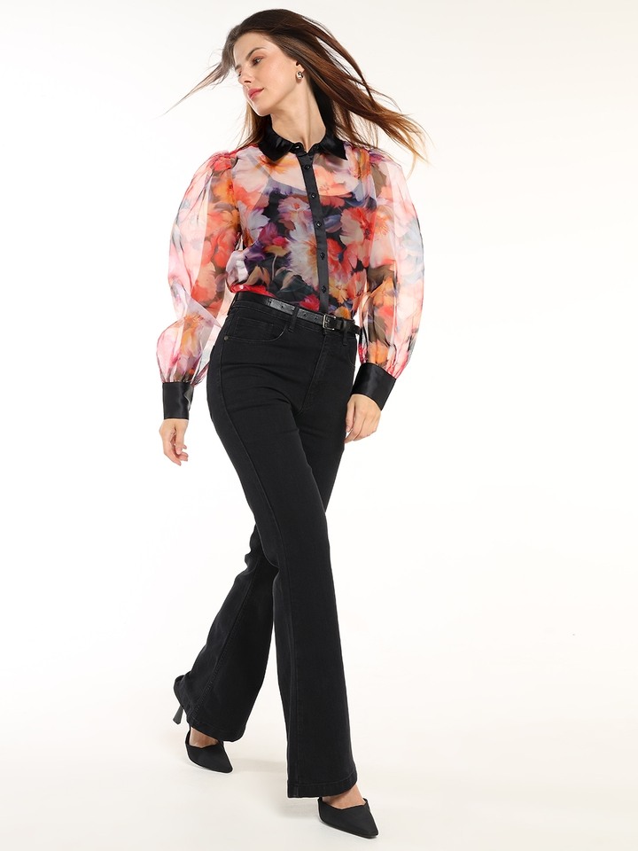 Floral Organza Shirt