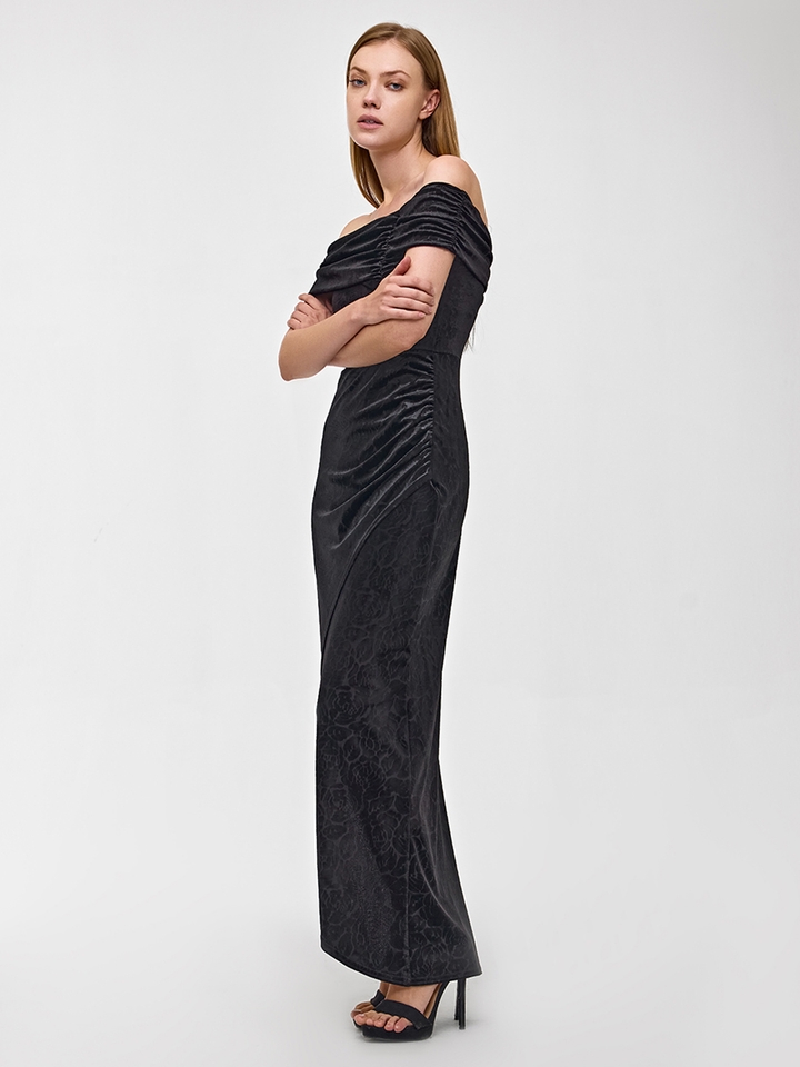 BLACK VELVET DRESS