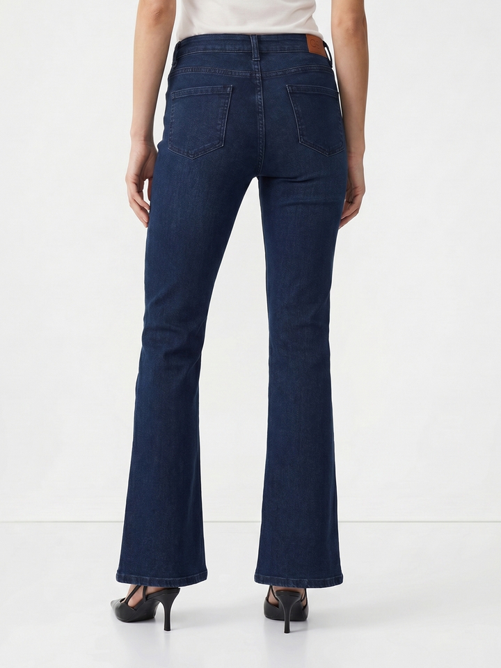 Soho Dark Blue Bootcut Denim