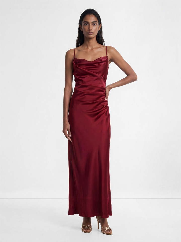 Nicia Satin Dress