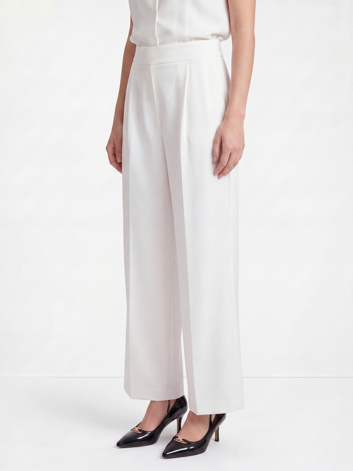 Hana White Trouser