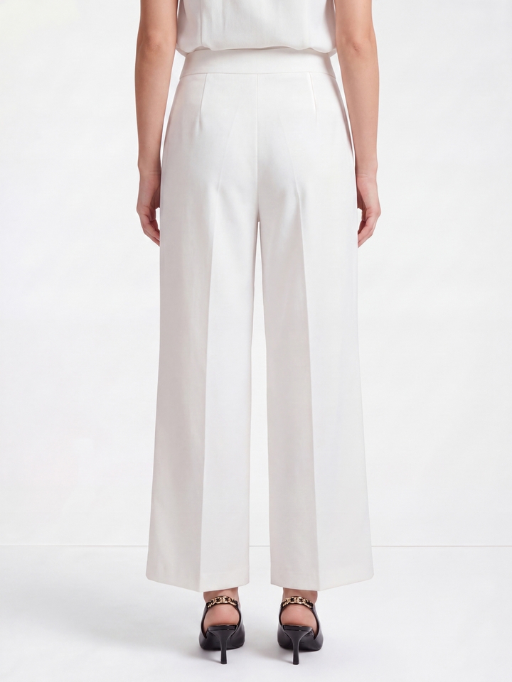 Hana White Trouser