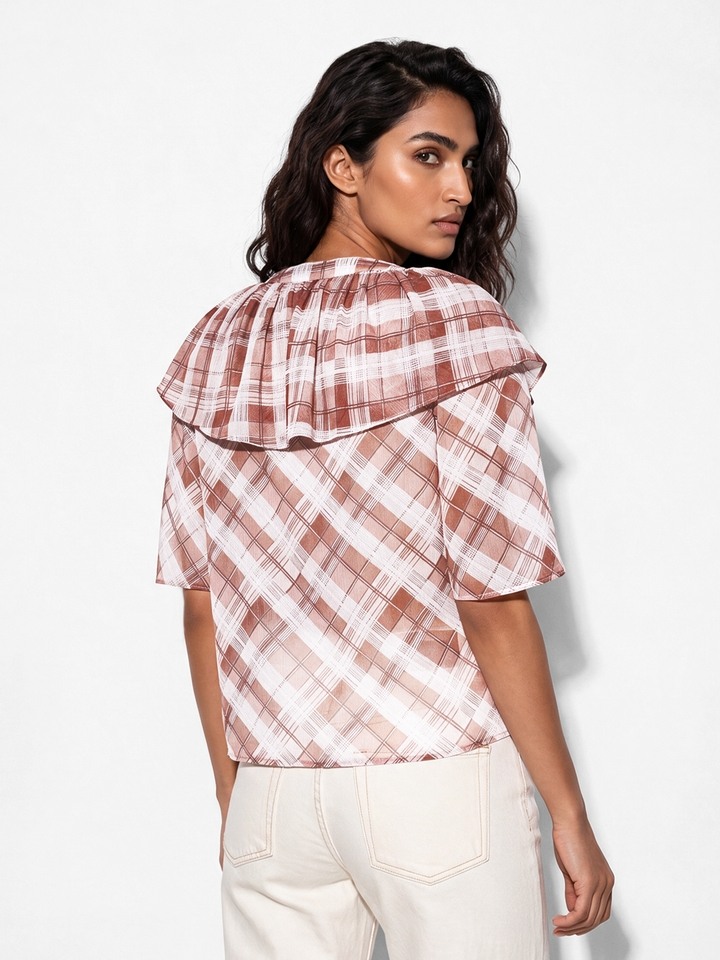 Tazia Ruffule Top
