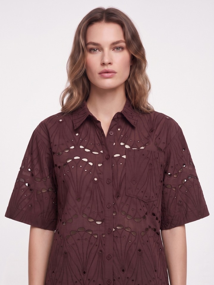 Morgane Brown shirt