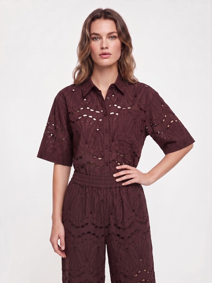 Morgane Brown shirt