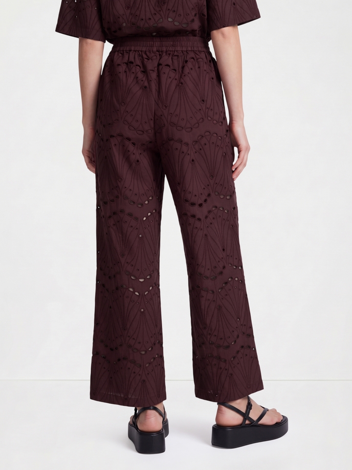 Morgane wine trouser