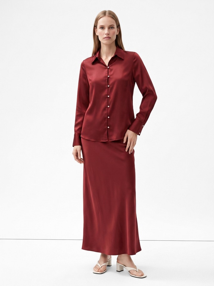 Ninon Maroon Shirt