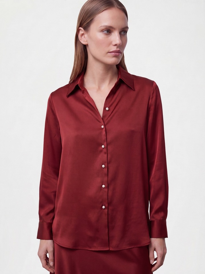 Ninon Maroon Shirt