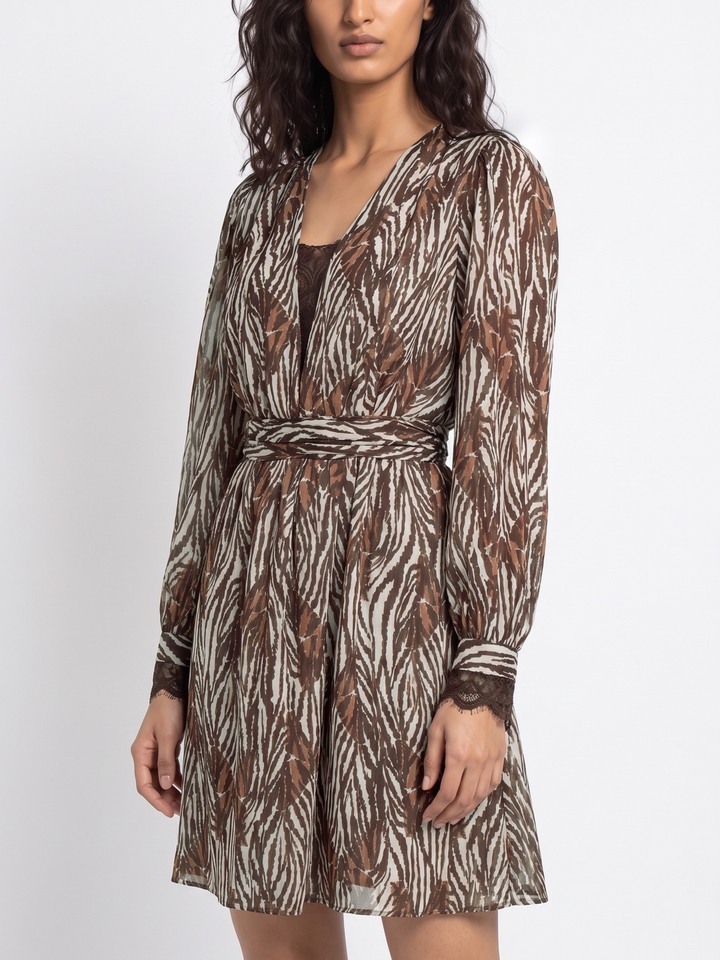 Avein Brown Dress