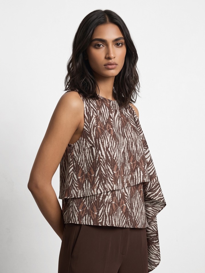Rosas Printed Top