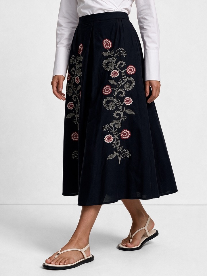 Judy Embroidered Skirt
