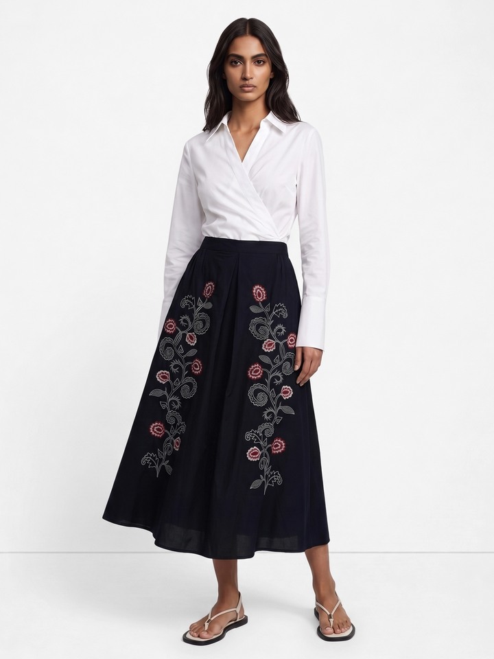 Judy Embroidered Skirt