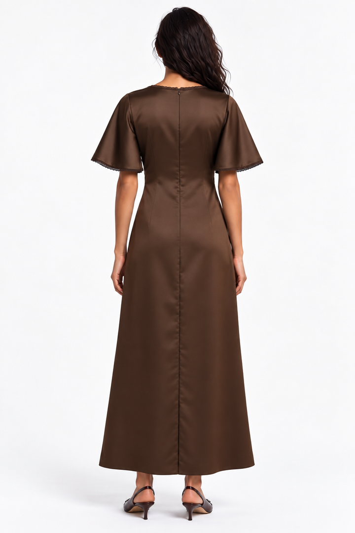 Marion Dark Brown Dress